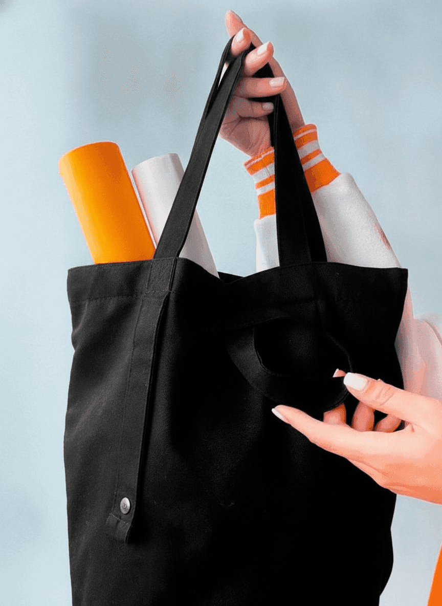 Lined Twill Tote Bag
