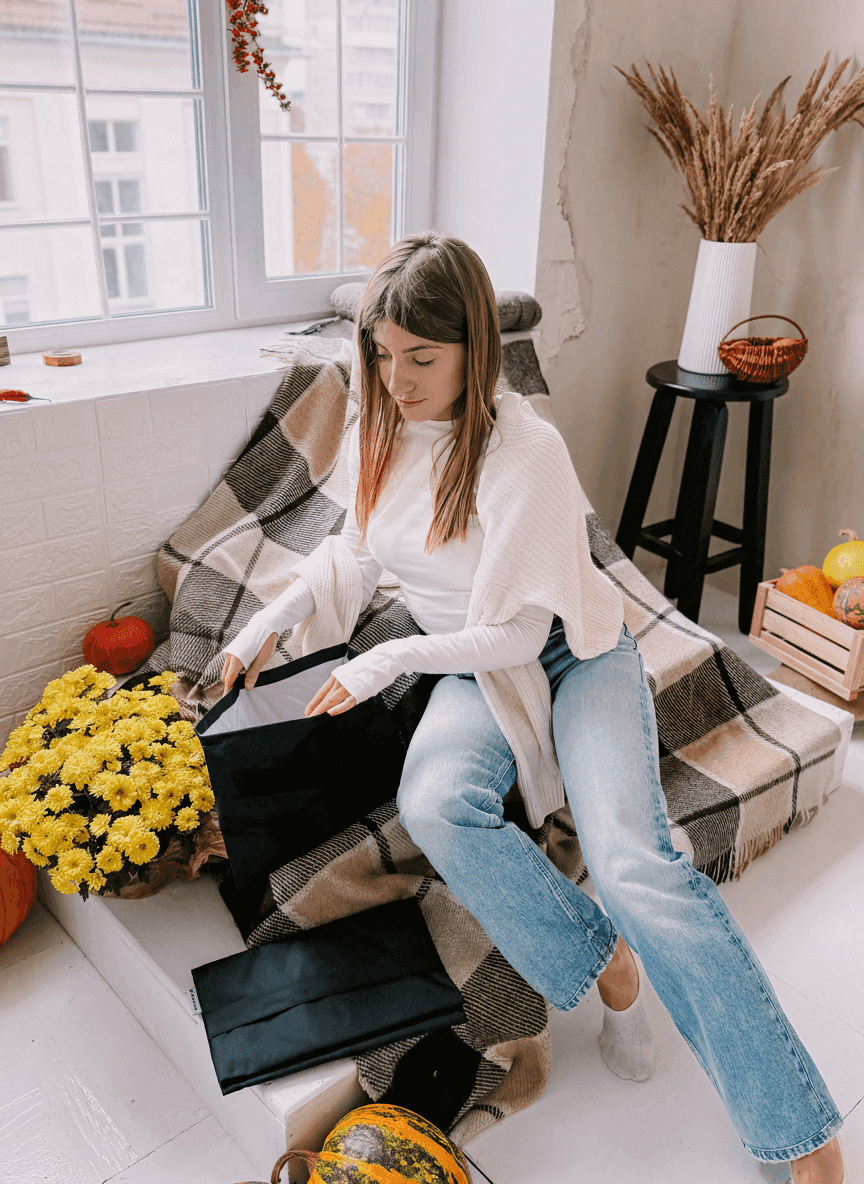 Плоский шопер із дюспо на підкладці монклер з паском для фіксації — легкий водовідштовхувальний міський органайзер для покупок та подорожей без друку