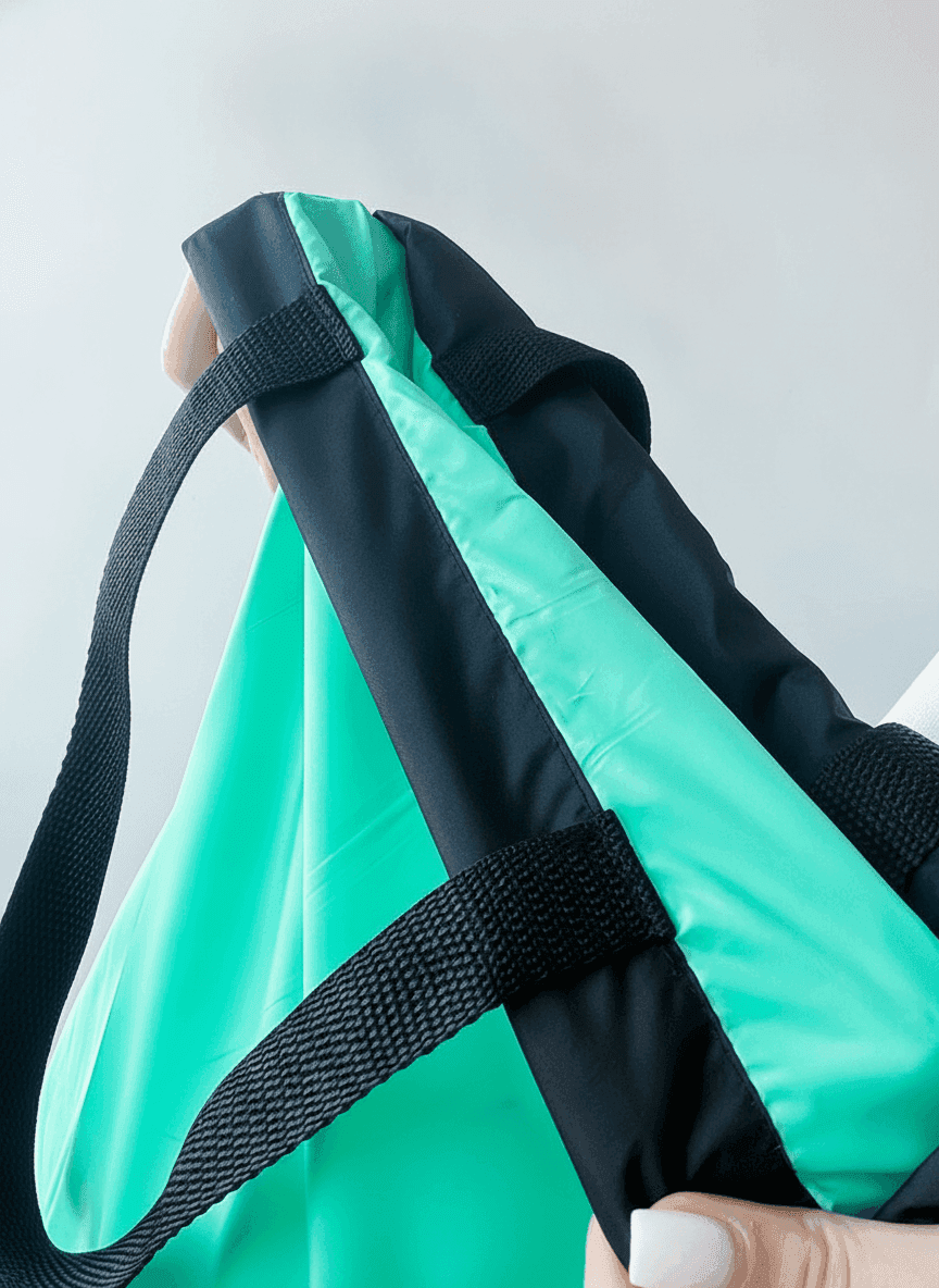 Raincoat Fabric Drawstring Backpack