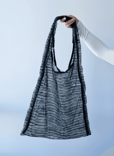 Шоппер из синтетической сетки с моноручкой для покупок