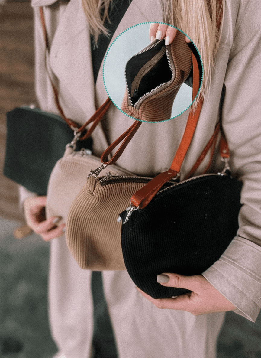 Corduroy Pouch