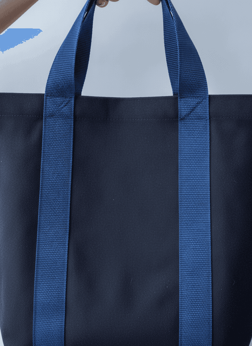 Heavy Cotton Twill Tote Bag, Double Bottom