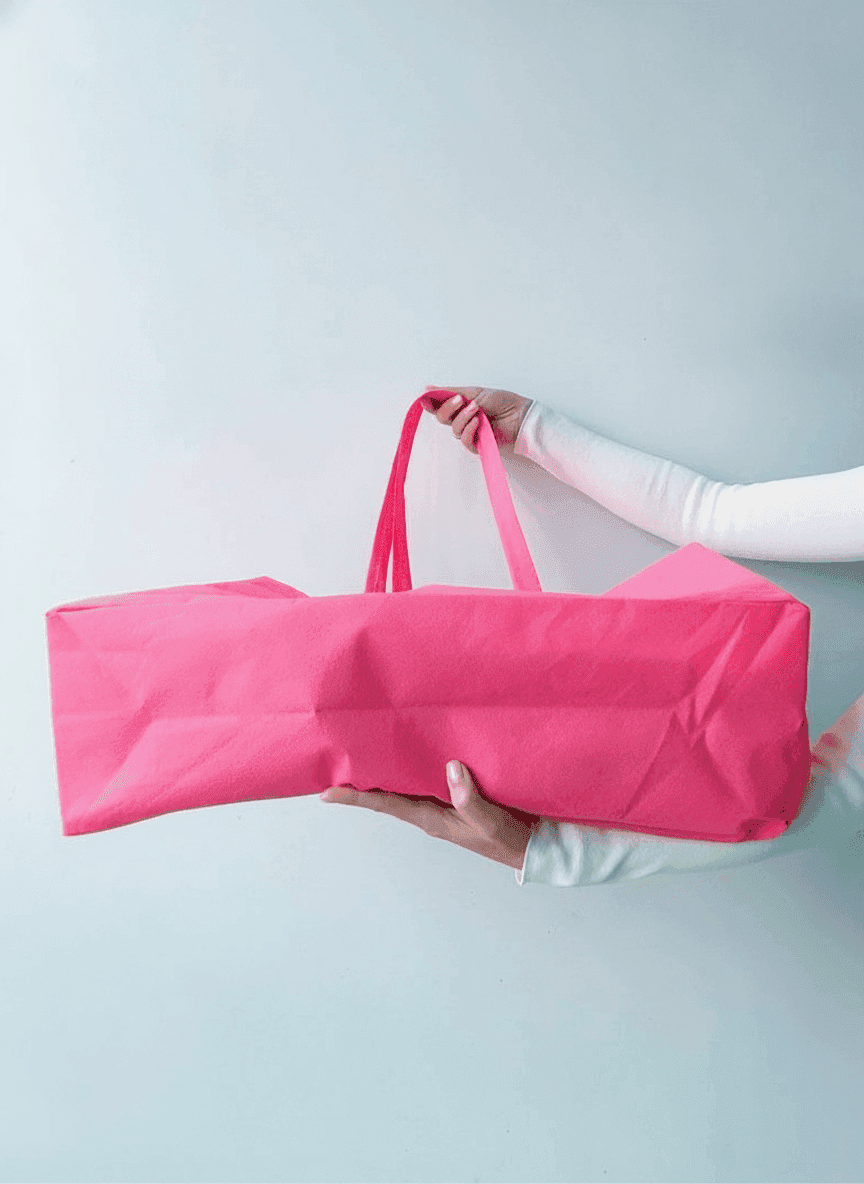 Pink Spunbond Tote Bag