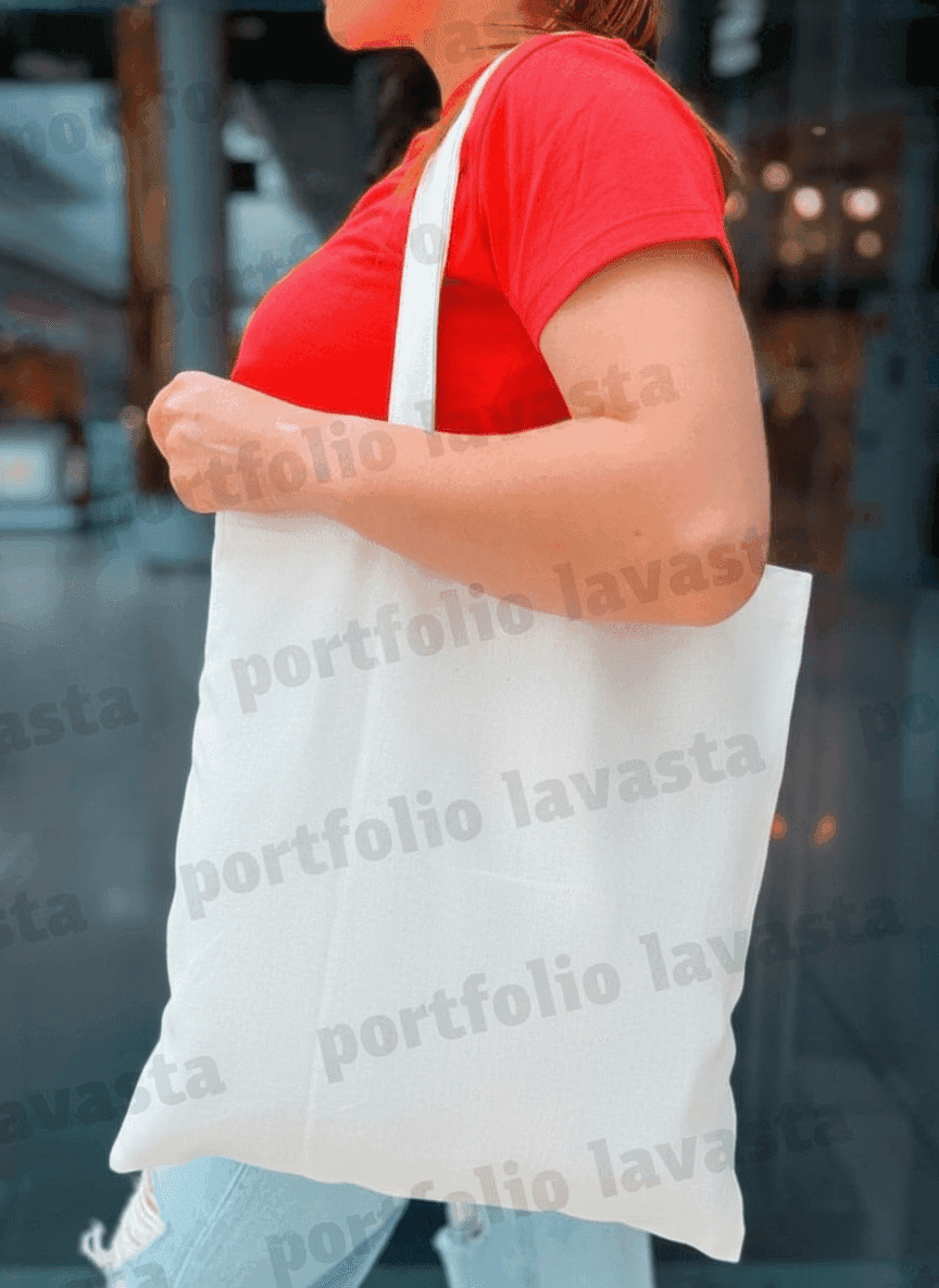 Snow White Twill Tote Bag