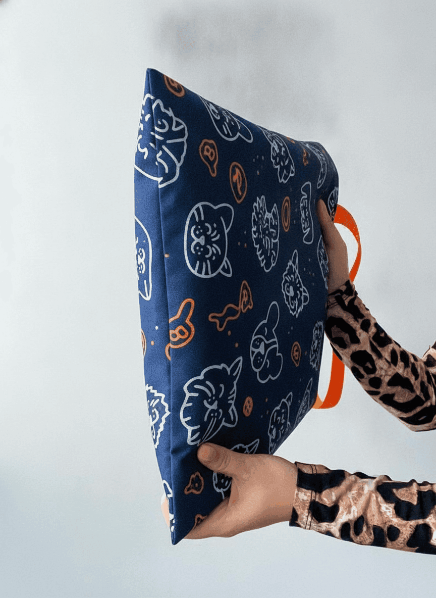 Velour Tote Bag