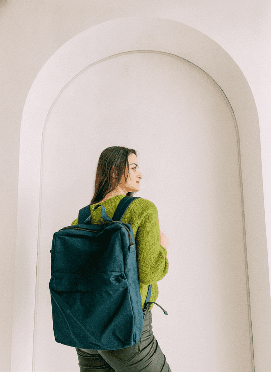 Navy Blue Backpack
