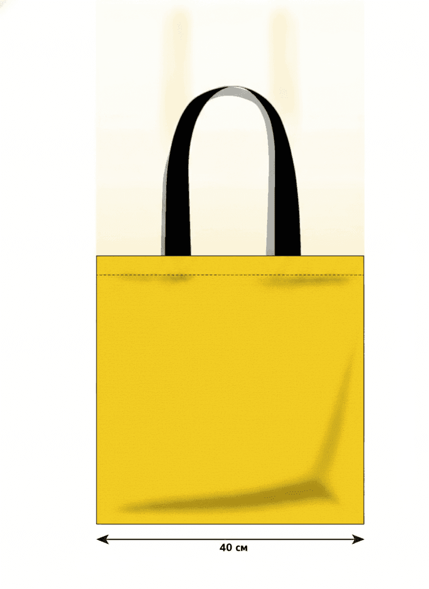 Orange tote bag with rivet handles