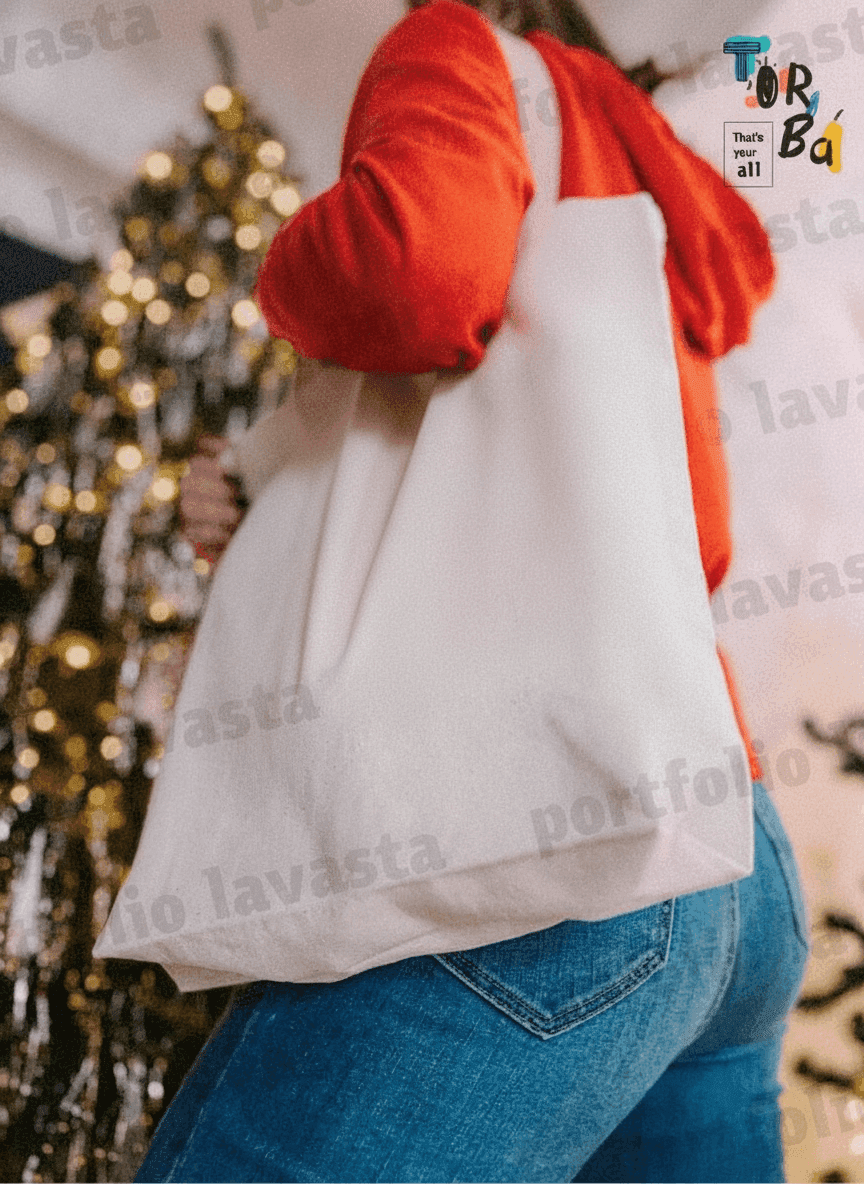Medium-Weight Double-Bottom Tote Bag