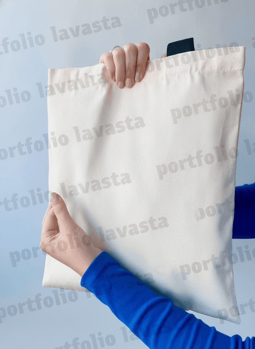 Midweight Tote Bag with Long Handle
