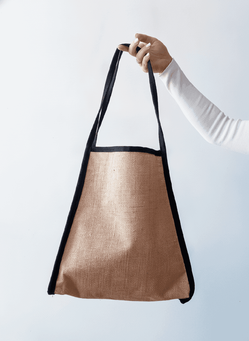 Laminated Jute Tote Bag