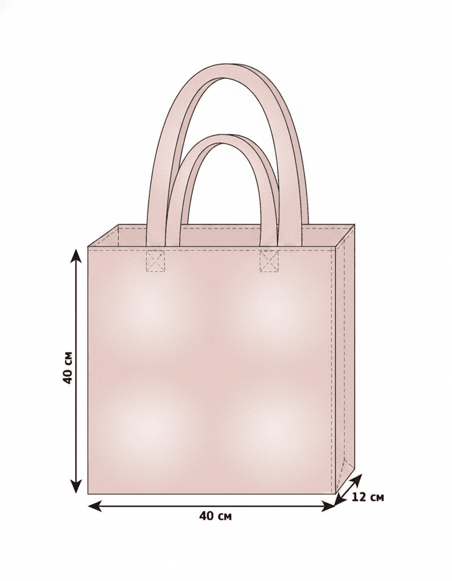Blush Puffer Tote, Water-Resistant, Dual Handles