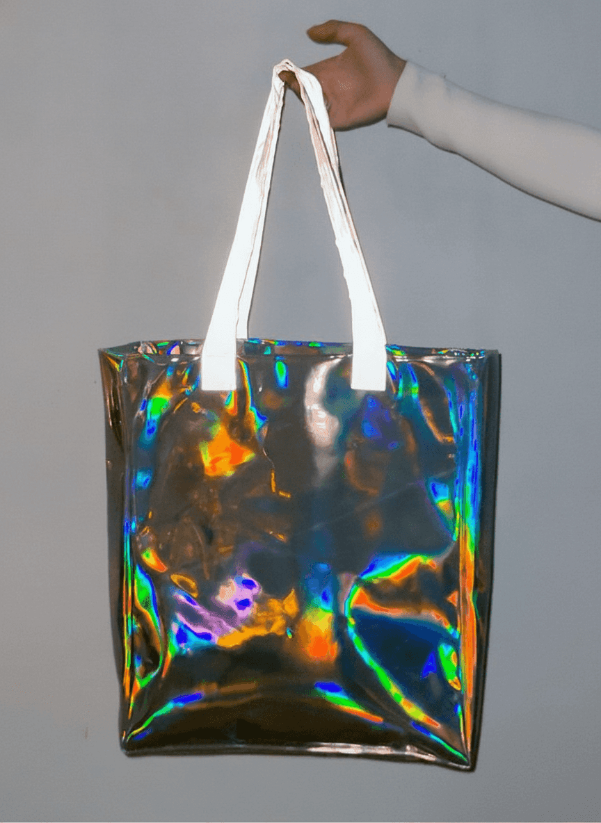 Holographic PVC Tote Bag