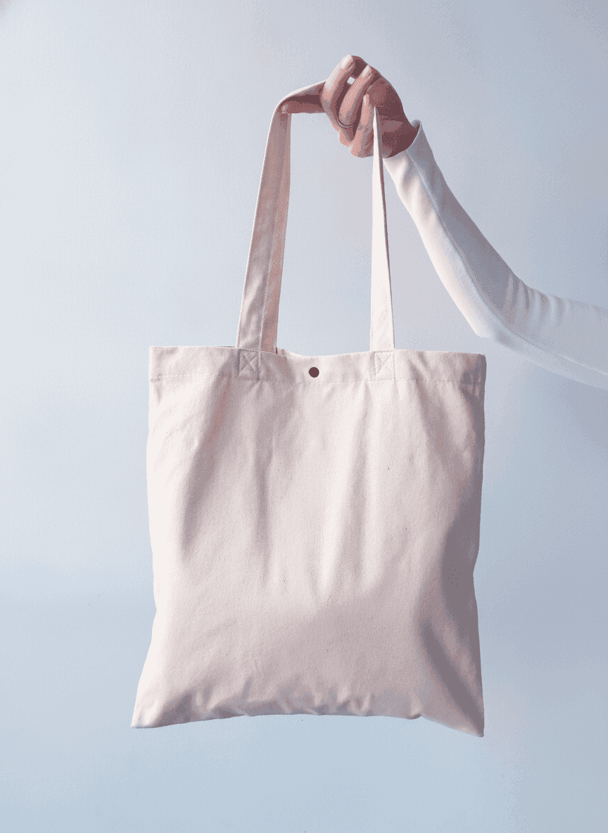 Twill Tote with Pockets