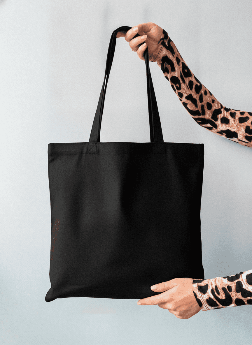 Sturdy Cotton Square Tote Bag