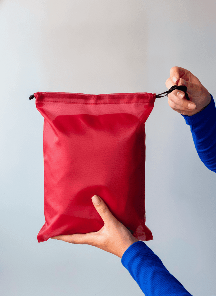 Red Organza Pouch