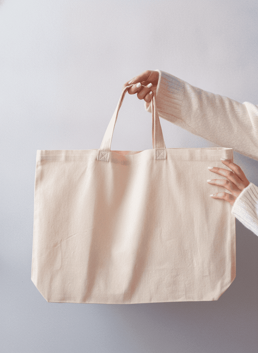 Oversized Midweight Tote Bag