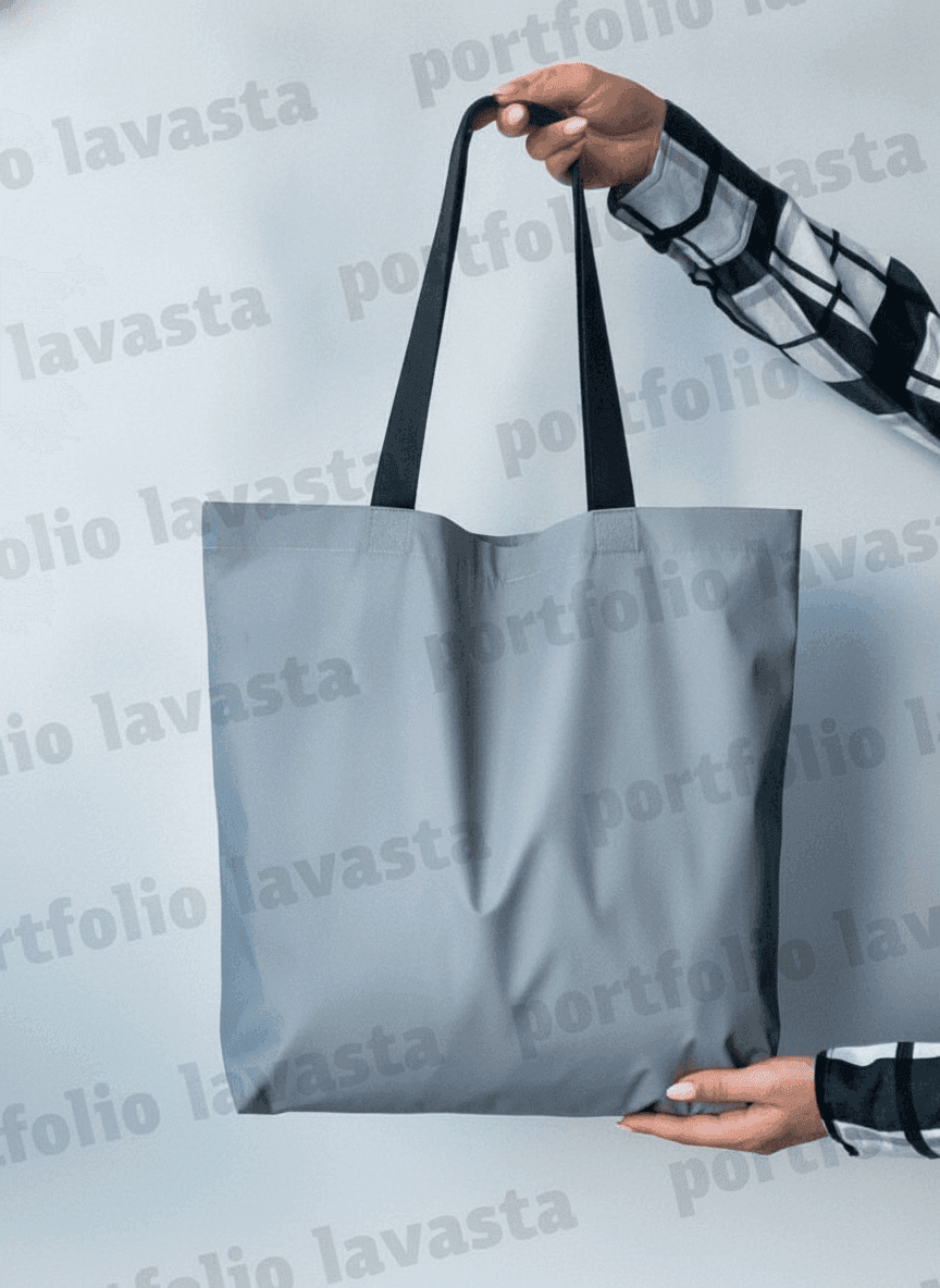 Reflective Raincoat Tote Bag