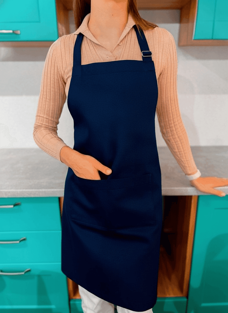 Blue Twill Apron