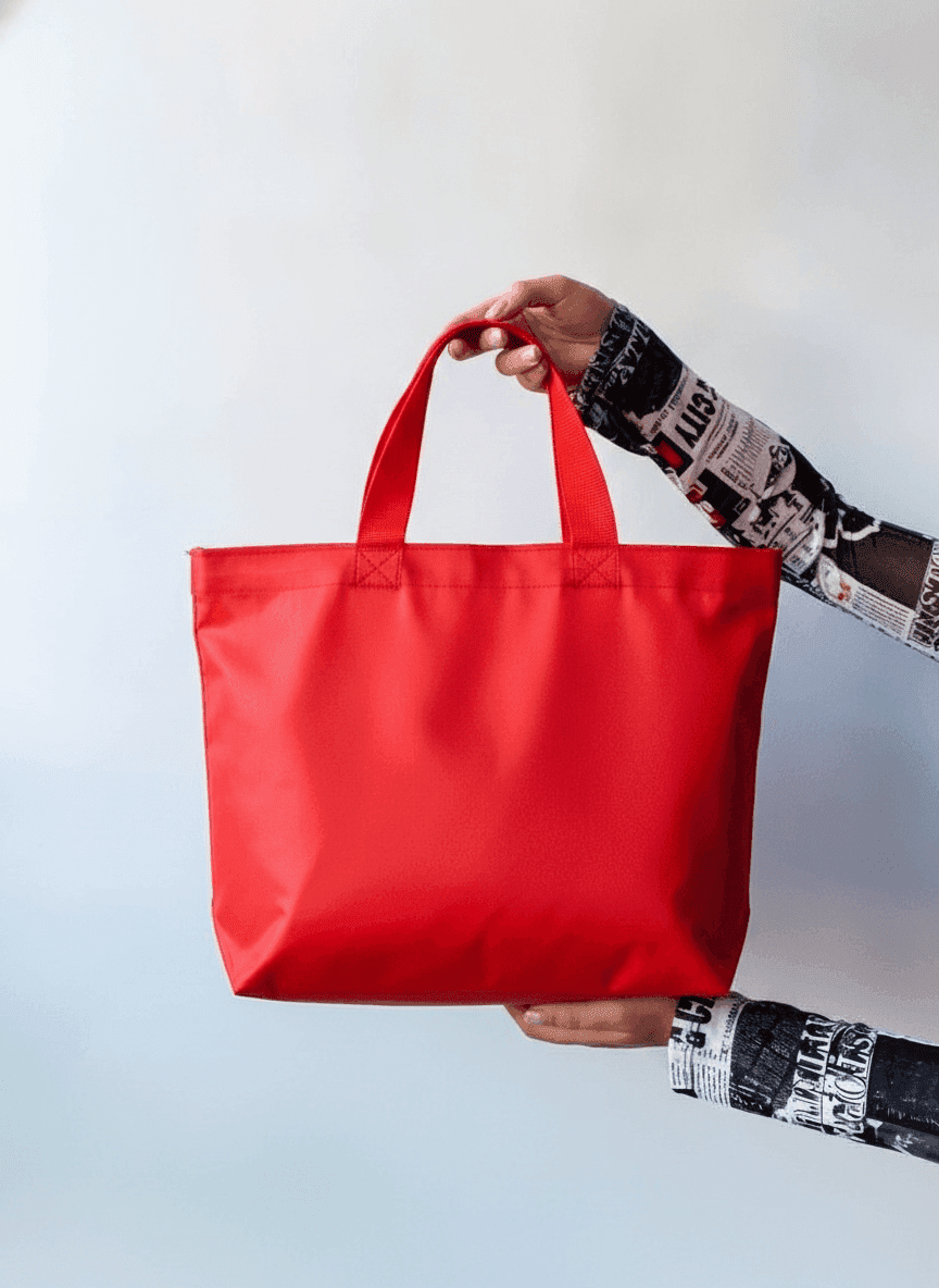 Red Insulated Lunch Bag