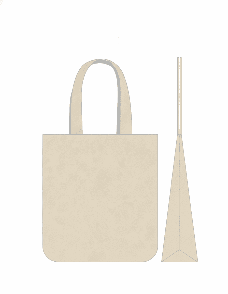 White Fluffy Shearling Tote Bag