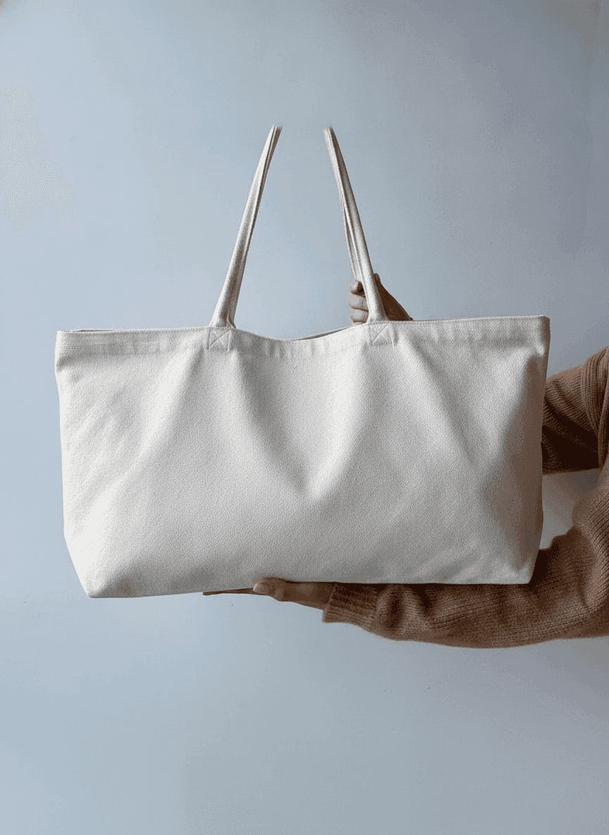 Twill Shopper Tote