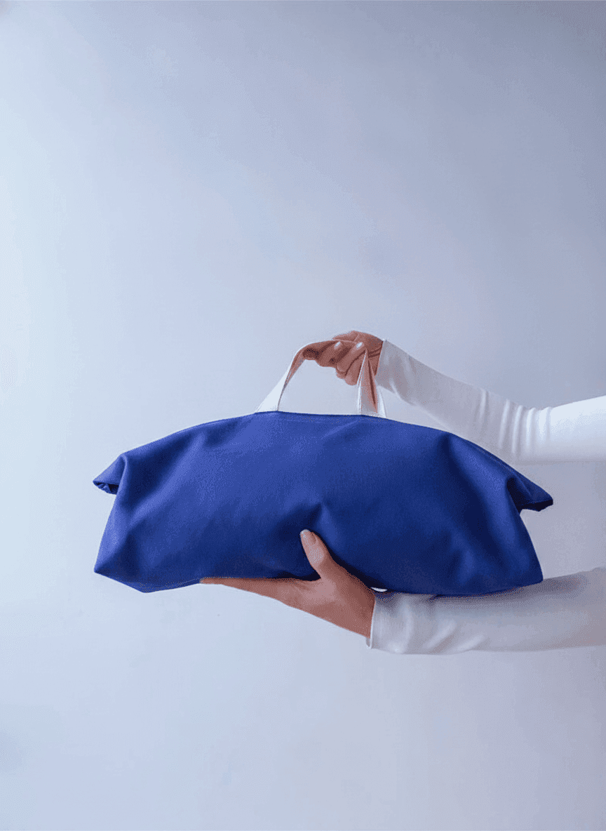 Roomy Two-Ply Cotton Tote with Inner Pocket