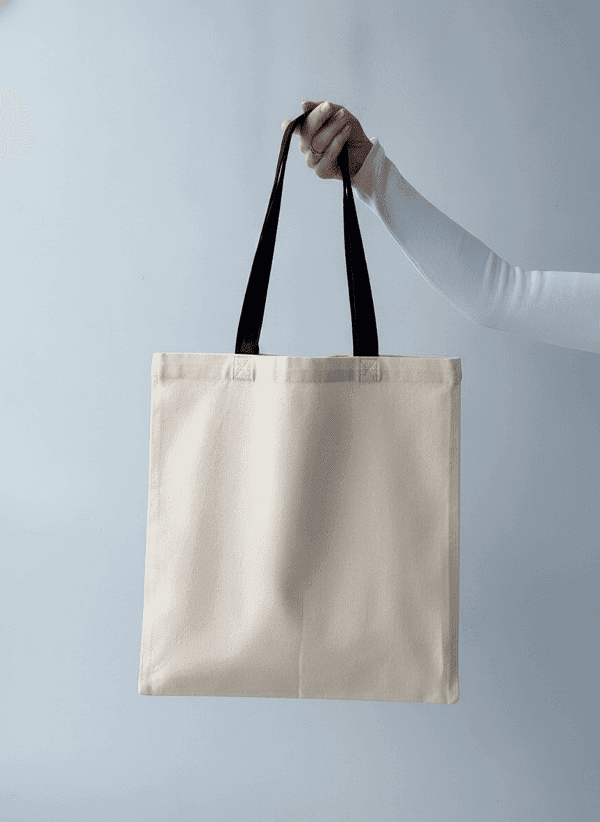 Eco Twill Tote with Contrast Handles