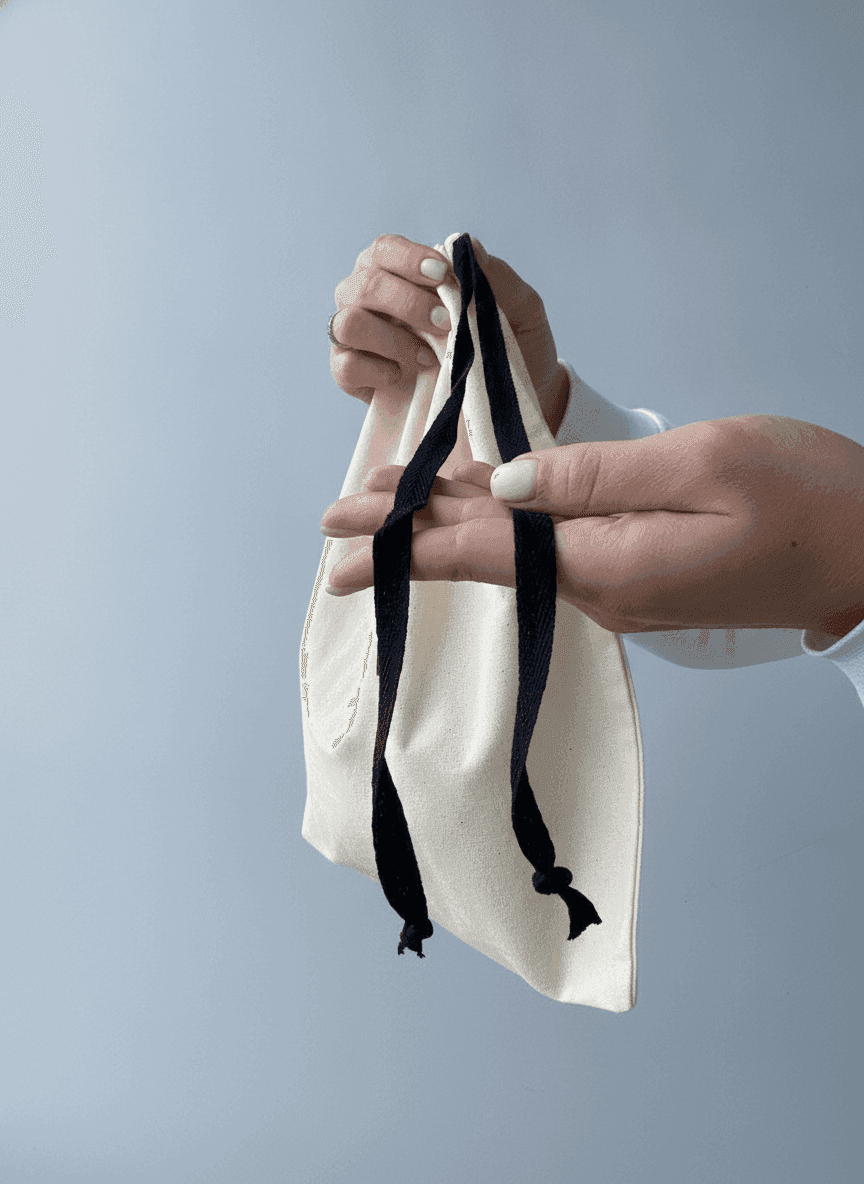 Calico Drawstring Pouch
