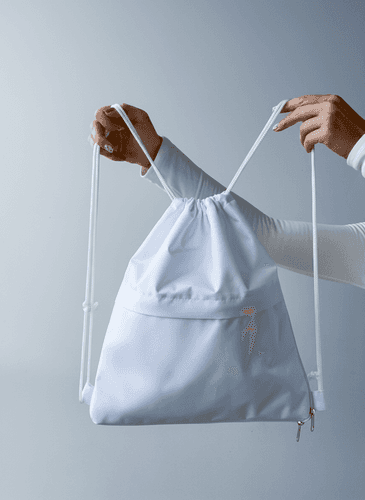 Рюкзачок з водовідштовхувальної плащівки, канатні шнурки