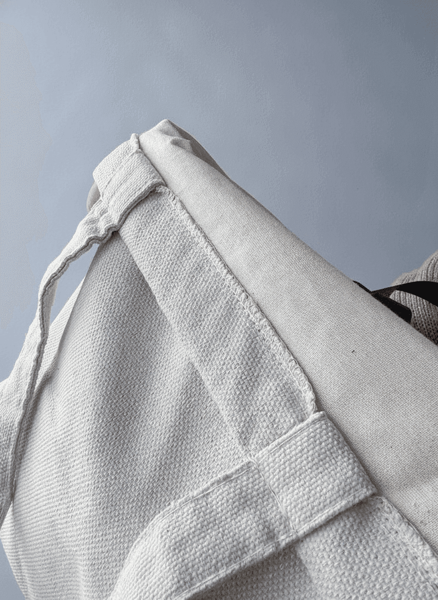 Spacious Cotton Drawstring Bag