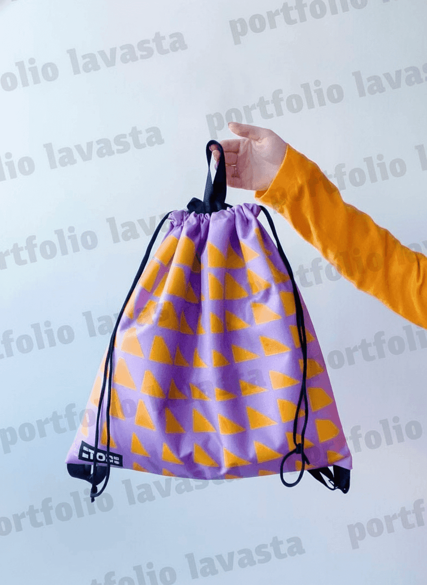 Heavy-Duty Purple Oxford Backpack