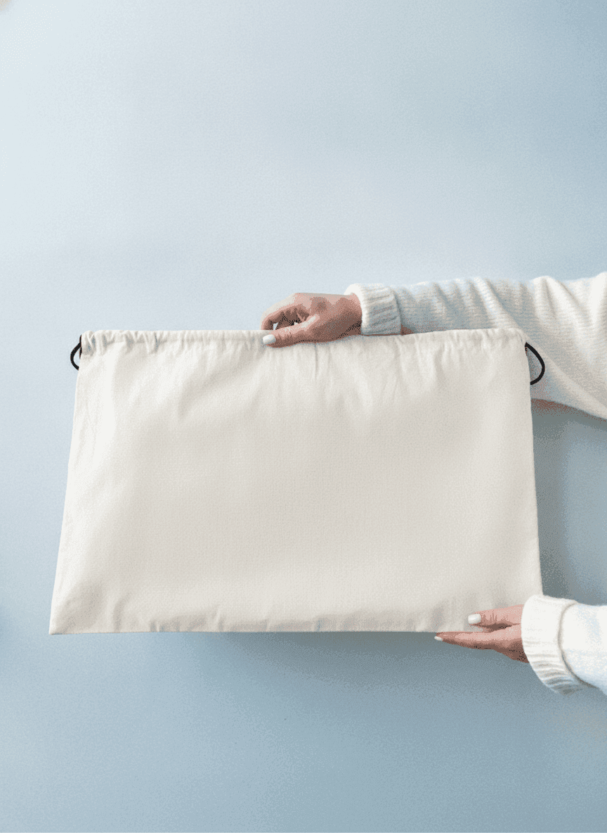 Large Lightweight Cotton Pouch