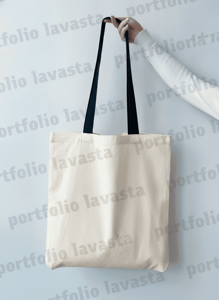 Eco Tote Bag - Semi-Panama Fabric