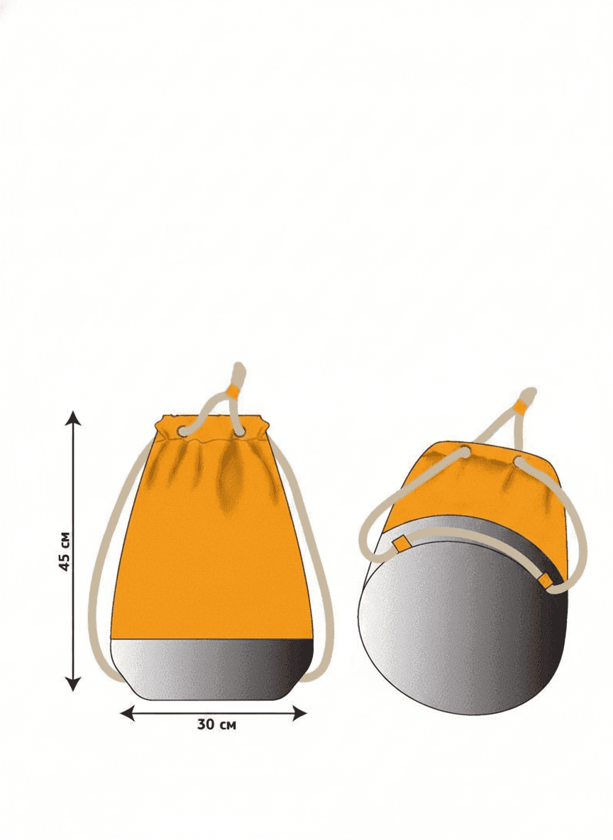 Twill & Reflective Rain Fabric Barrel Backpack