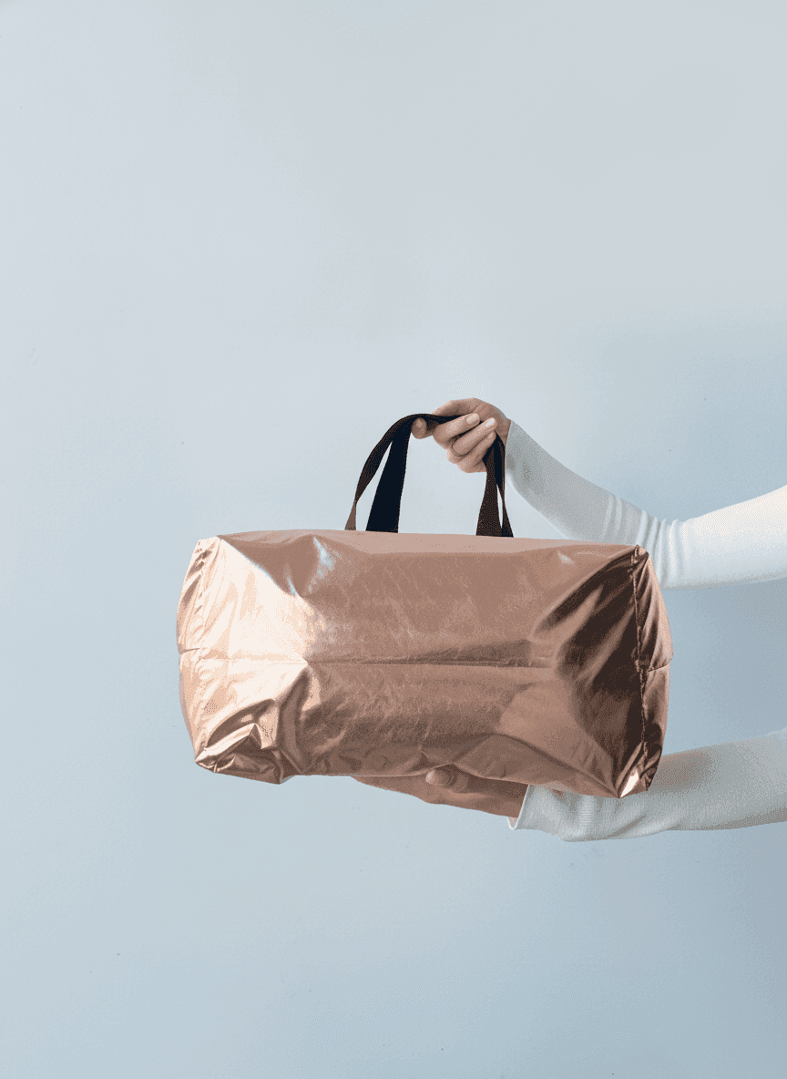 Bronze Waterproof Tote Bag, Printable