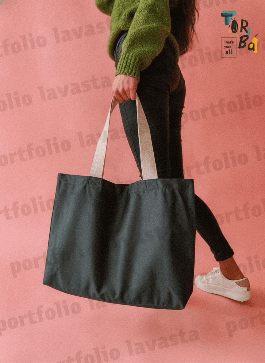 Lavasta Tote Bag with Light Handles