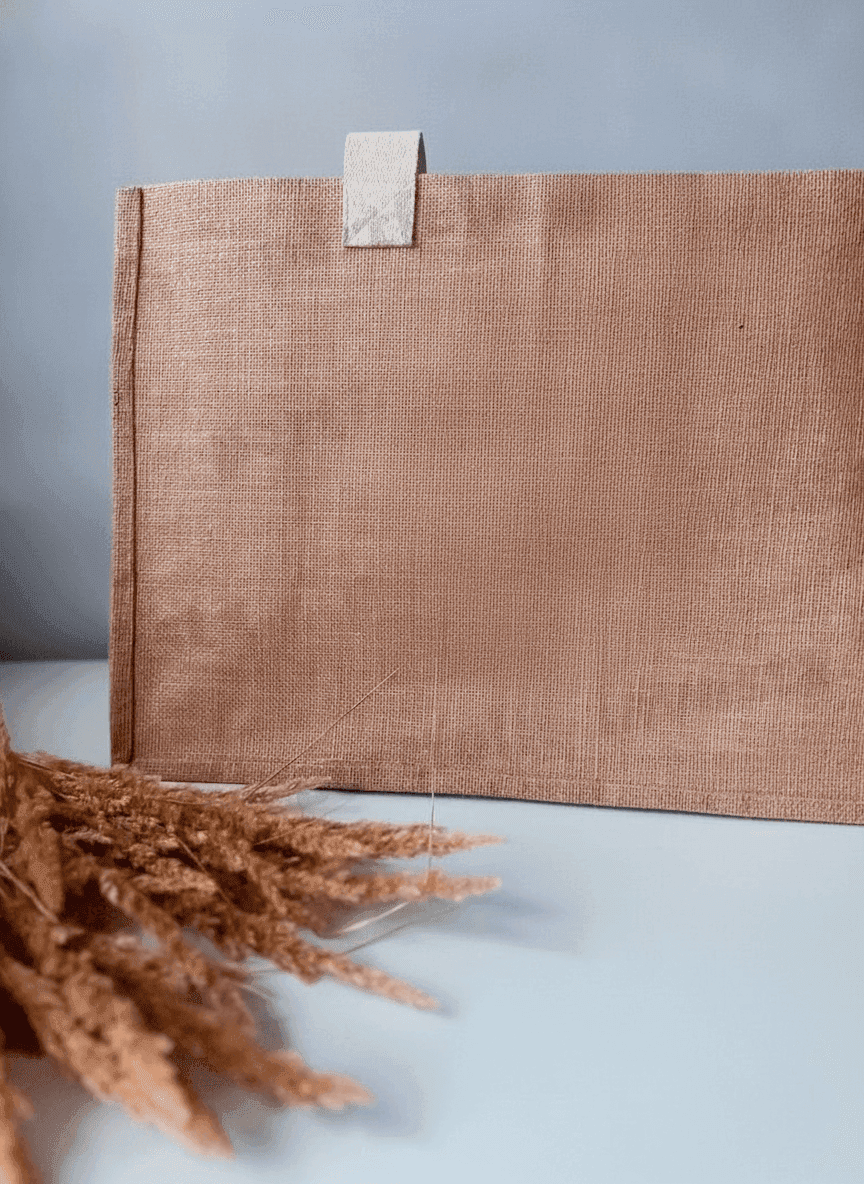 Laminated Jute Tote Bag