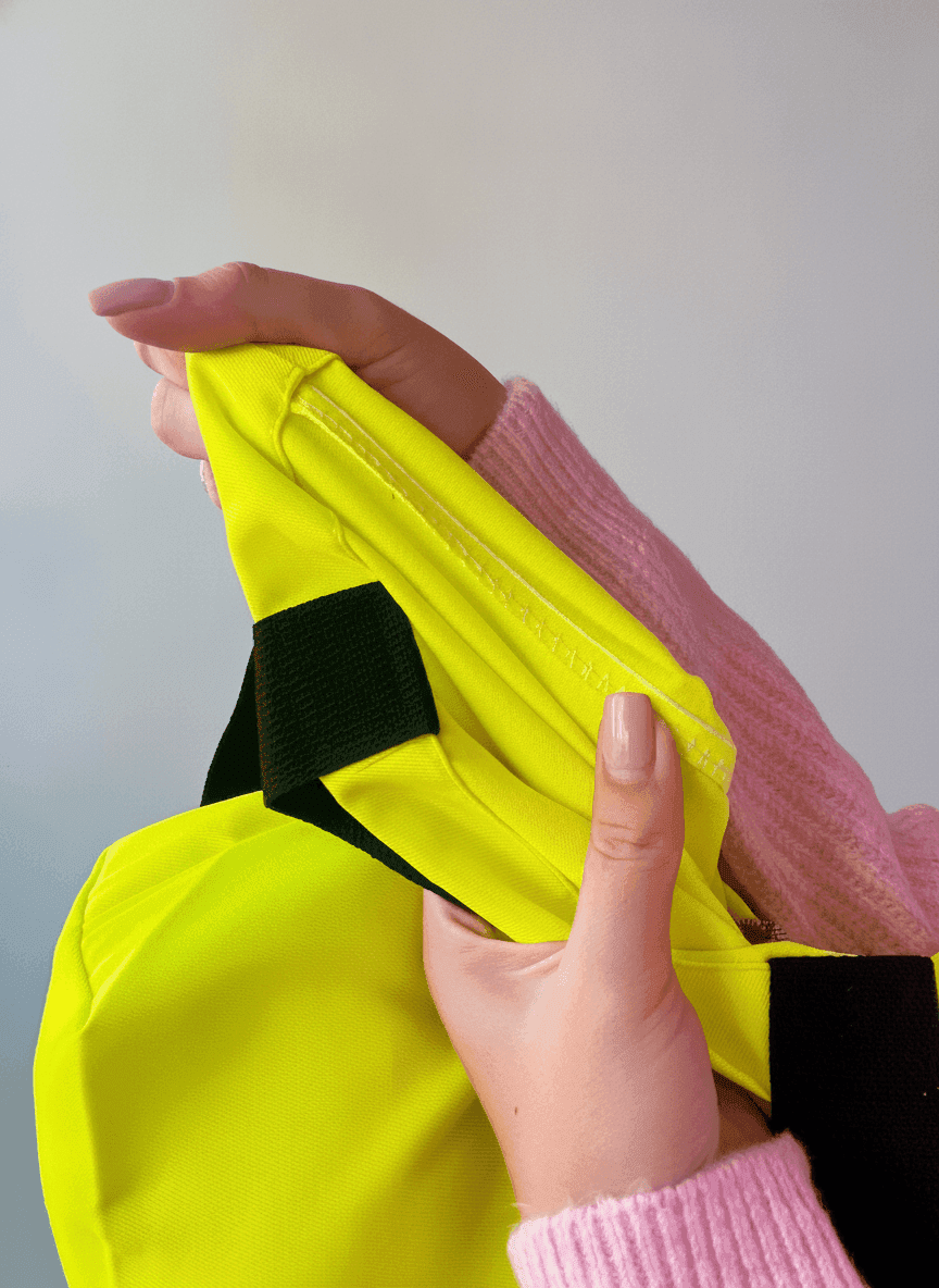 Heavyweight Cotton Lime Green Tote Bag