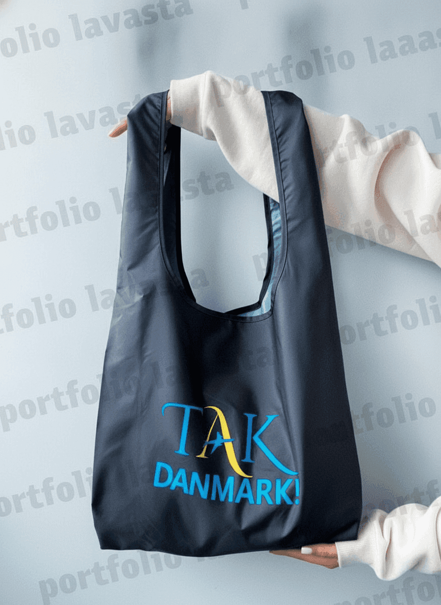 Dark Gray Tote Bag