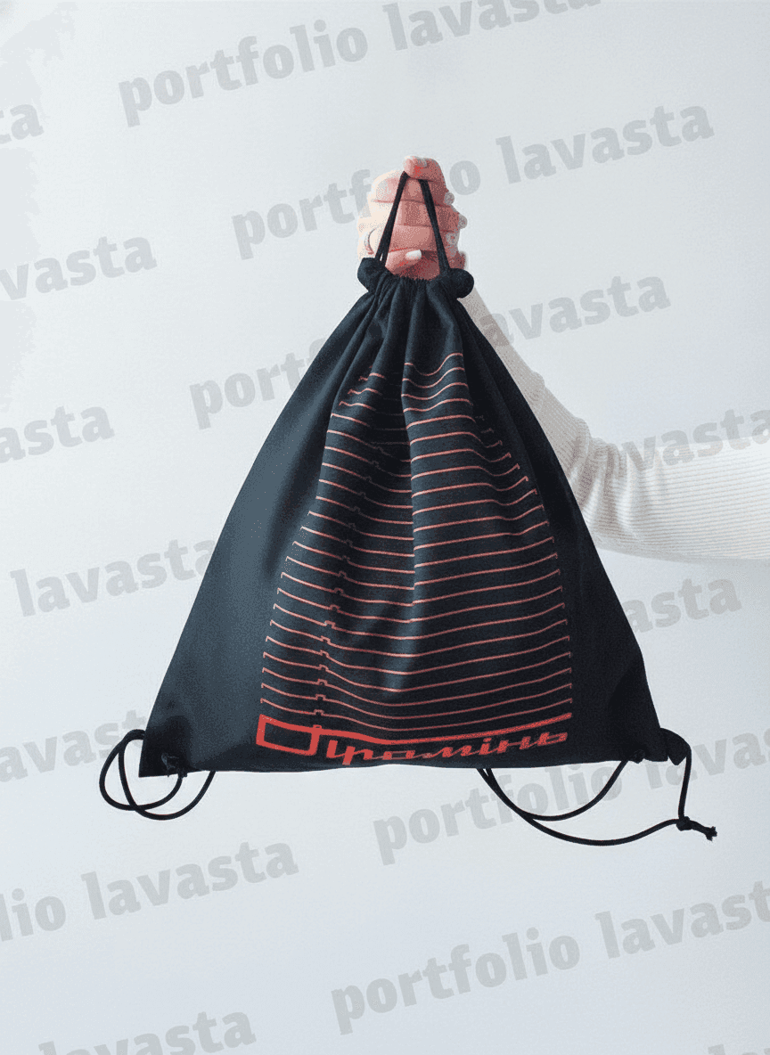 Black Twill Backpack for Active Lifestyle