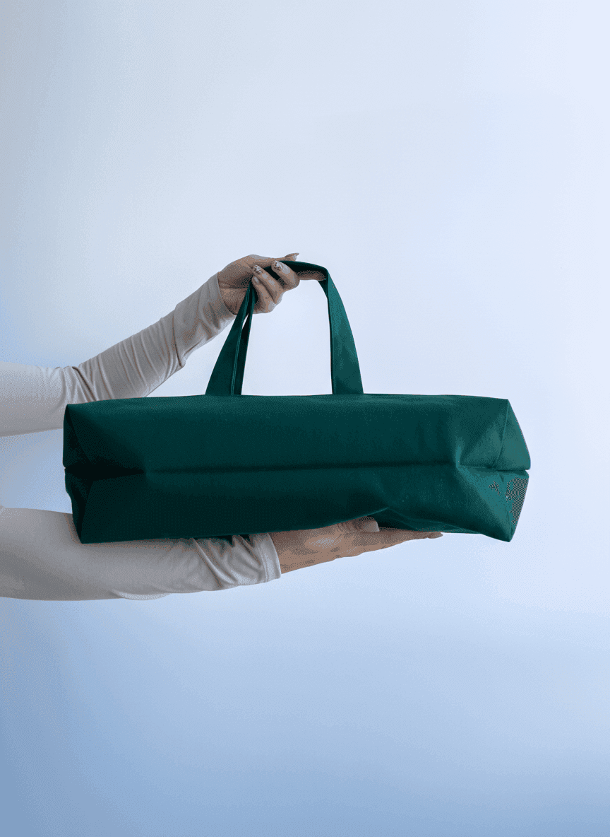 Прочный шоппер из саржи удобные ручки для покупок