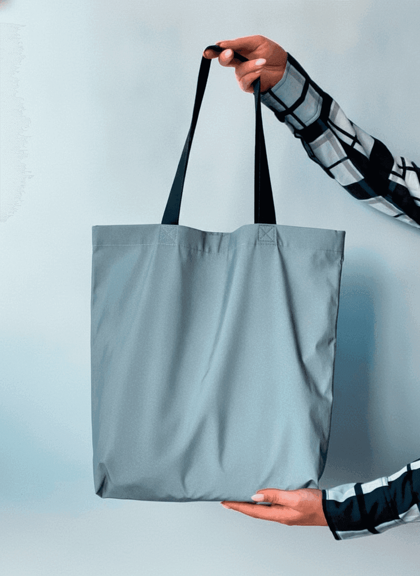 Reflective Raincoat Tote Bag