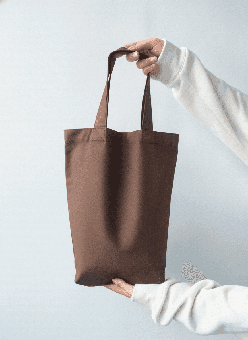 Heavy Cotton Double Bottle Tote Bag