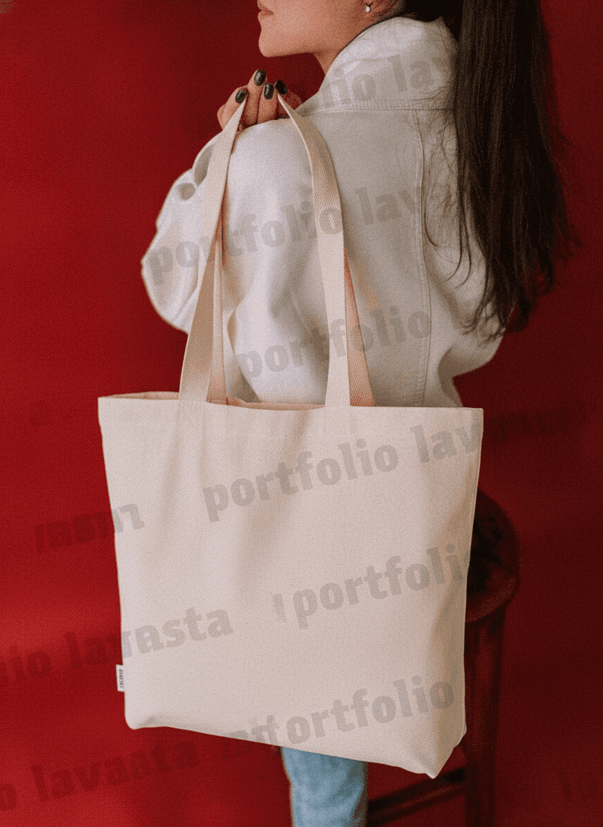 Medium-weight beach tote