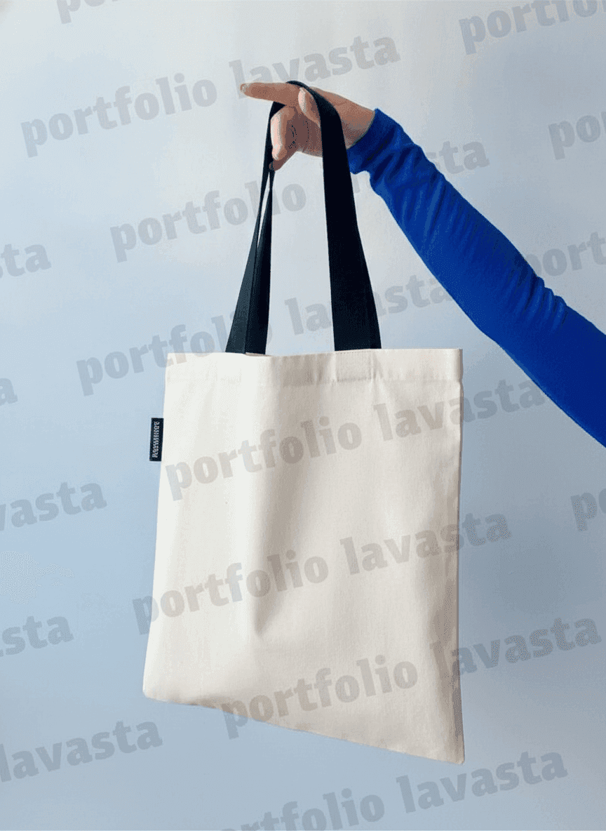 Midweight Tote Bag with Long Handle