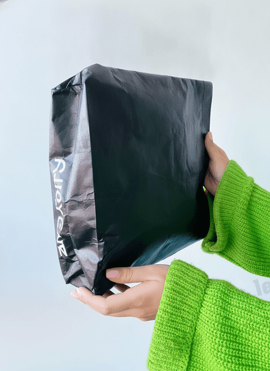 Tyvek Tote with Multicolor Handles