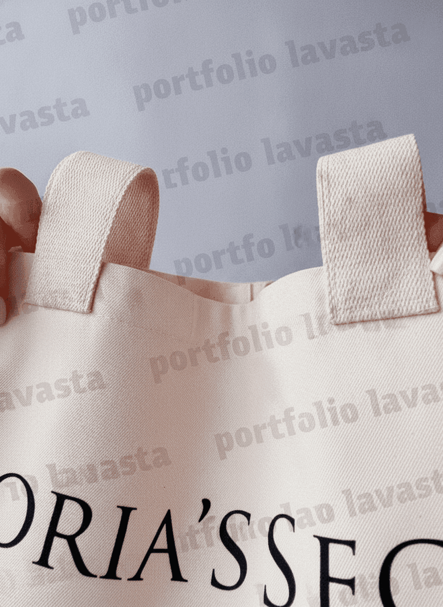 Heavyweight Cotton Tote with Webbing Handles
