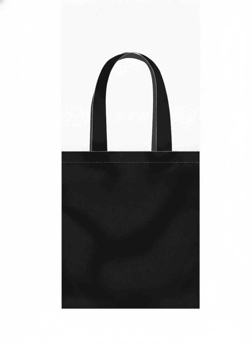 Printed Cotton Tote I Love Winter