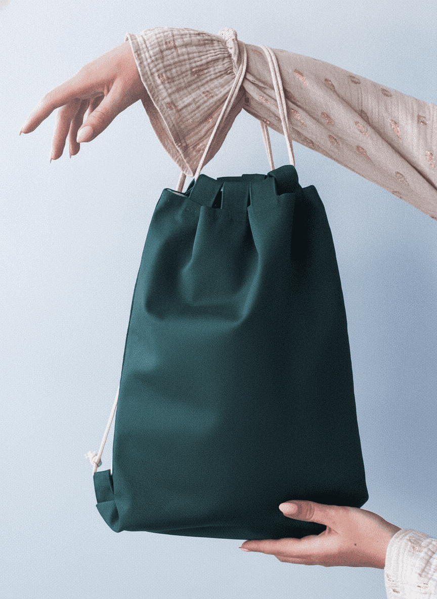 Canvas Backpack with Pockets