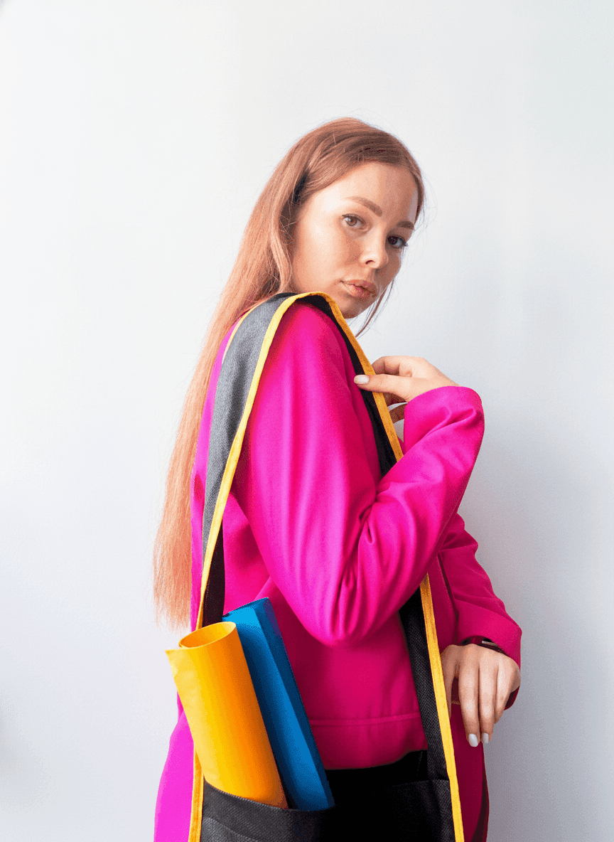 Spunbond Crossbody Tote Bag